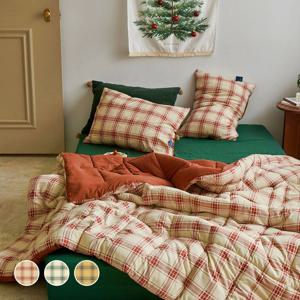 부드러운 빈티지무드 감성 사계절 차렵이불 S/Q/K 3컬러