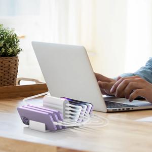 6포트 고속멀티충전기 CS63 스탠드형