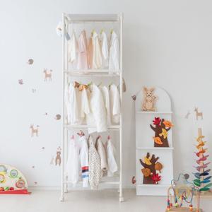 무볼트 아기행거 유아행거 아기옷걸이 다걸어 3단 행거