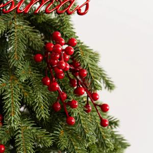 글로우 레드열매픽 3개세트 호텔식 오너먼트 크리스마스 트리장식