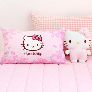 산리오캐릭터즈 헬로키티 아동베개 도트리본