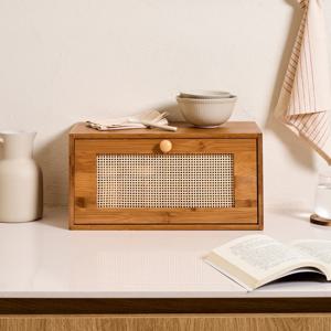 뱀부 라탄윈도우 주방정리함