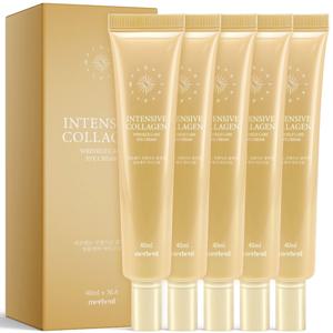 콜라겐 주름개선 미백 아이크림 40ml x 5개 눈밑주름 눈가주름 꺼짐 처짐 지방 팔자