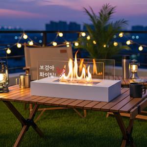 실내 불멍 화로대 캠핑 감성 조명 난로 주문제작 선물