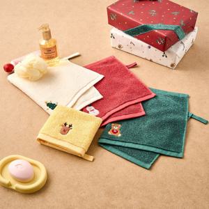 크리스마스 코지 핸드타월 4P세트