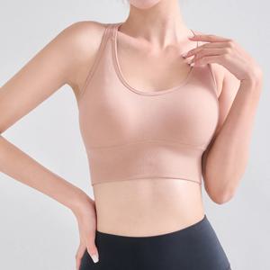 1+1 뒷트임 바디 서포트 스포츠 브라탑 볼륨업 가슴보정  풀샷 브라