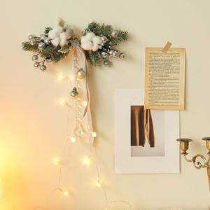 목화 크리스탈드롭 스웨그+앵두전구세트