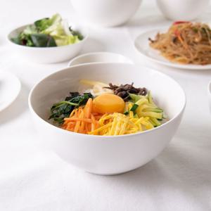 1+1 네오본 블랑코 화이트 원형 면기