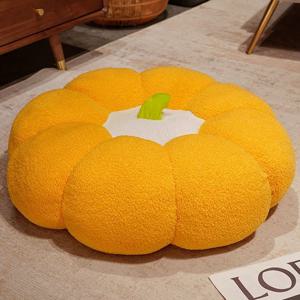 호박 푸딩 쿠션 쇼파 사무실 차량 대형 펌킨 방석 허리 등받이 쿠션 옐로우 (3sizes)