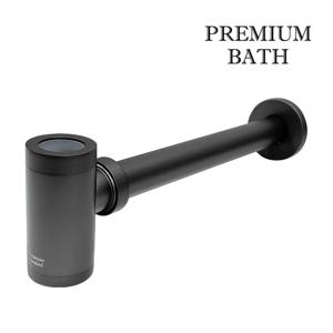 세면대 노출 벽배수 원형 라운드 트랩 그라파이트 FJ8305