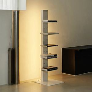 페이드 LED조명 철제 북선반 스탠드선반 북타워 6단/8단 (낮은형/높은형)