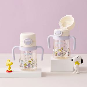 스누피 리틀럽 원터치 양손빨대컵 (HAP917BLU)