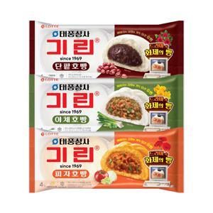 팥호빵(4입) + 야채호빵(4입) + 피자호빵(4입) (총12입)