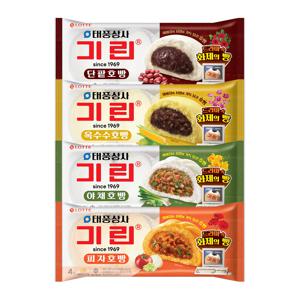 팥호빵(4입) + 옥수수호빵(4입) + 야채호빵(4입) + 피자호빵(4입) (총16입)