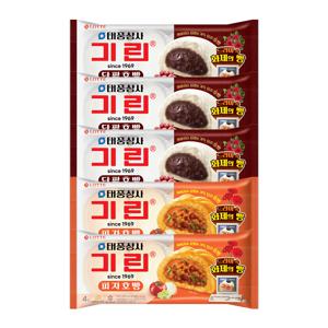 팥호빵(4입)X3봉 + 피자호빵(4입)X2봉 (총20입)