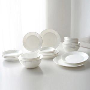 화이트부케 4인 홈세트 20p 식기세트 그릇세트 신혼 집들이 한식 도자기 혼수