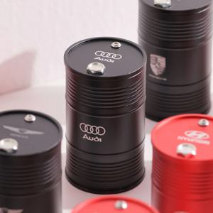 아우디 로고 알루미늄 차량용 재떨이 차량 쓰레기통 자동차 담배 거치대