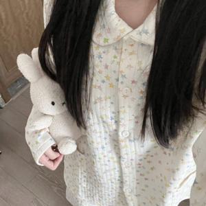 밀키웨이 트윙클 스타 순면 겨울 누빔 잠옷 세트 1color