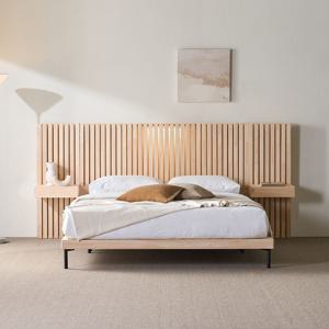 오슬로 편백나무 원목 호텔식 침대 SS/Q/K