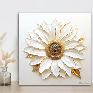 해바라기 그림 액자 소형 거실 인테리어 돈들어오는 집들이 개업 선물 30x30cm