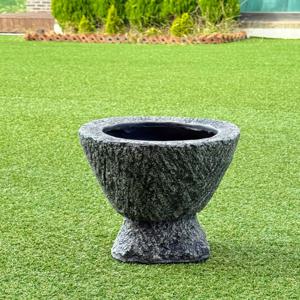 럭키가든 마블화분 돌절구 화분 소 외경30.5x31.5,내경22x30