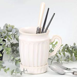 티니블랑 미뉴엣 도자기 수저통 물받이 포함 9811