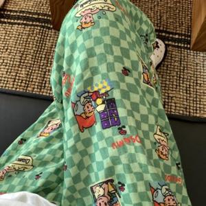해피 칠드런 체크 순면 잠옷 바지 1color