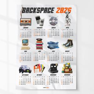 2+1 2026년 인테리어 달력 포스터 액자 한장 연력 캘린더 벽꾸미기 - 백스페이스