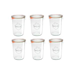 몰드쉐이프850ml(743) 6p 독일 웩 밀폐용기 클립+고무링 세트상품