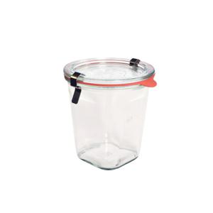 콰드로 545ml (747) 독일 웩 밀폐용기 클립+고무링 세트상품