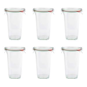 콰드로 795ml(769) 6p 독일 웩 밀폐용기 클립+고무링 세트상품