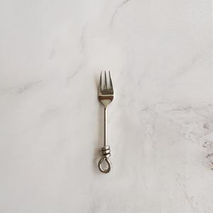 태국 핸드메이드 꼬임 커트러리 디저트 포크