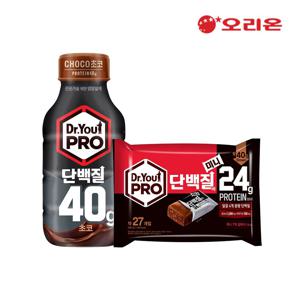 닥터유프로 단백질드링크 40g 초코 20팩 + 프로 단백질바 미니(약27개입) 3개