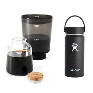 [해외] 커피 콜드브루 농축 메이커 하이드로 플라스크 텀블러 세트 473ml