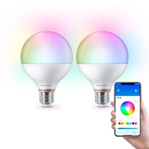 위즈 컬러 앰비언스 LED 스마트전구 볼전구 LED조명 Matter 지원 2팩