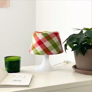 이케아조명 람판 커버 체리나무 / 전등갓 조명갓 빈티지조명 패브릭조명