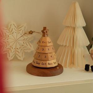 [해외] 북요럽 모던 원목 트리 만년달력 캘린더 탁상달력 인테리어 소품 집들이 선물