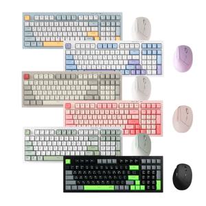 오피스프로 WMK600 사일런스 M RGB 무소음 무선 블루투스 98 키보드 마우스 세트