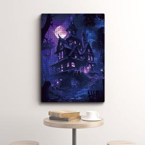 할로윈 마녀의집 간판 소형 대형 사진 액자 두꺼비집 커버 가리개