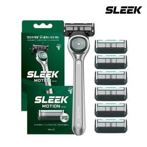 슬릭 모션 면도기세트 (면도기+면도날 총7입)
