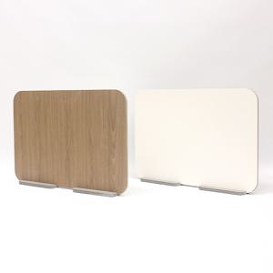 고야 화이트+무늬목 책상파티션 공부방 사무실 공간분리 인테리어 칸막이 사이즈다양