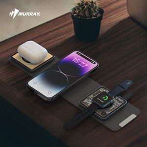 미니 휴대용 올인원 무선충전기 3접폴딩 TRI-20 여행용 사무용 갤럭시 아이폰 완벽호환