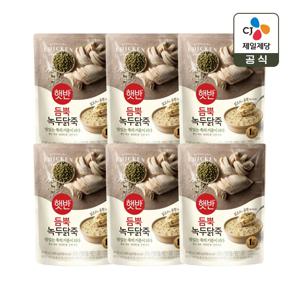 햇반죽 듬뿍 녹두닭죽 420g*6개 비비고죽 리뉴얼