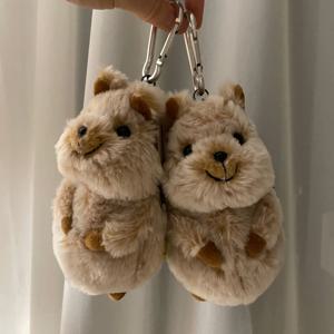 플러피애니멀 행복한 쿼카 인형 파우치/릴키홀더