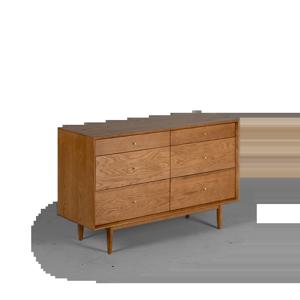 [리퍼] 마일디 서랍장 01 3단 와이드 오크