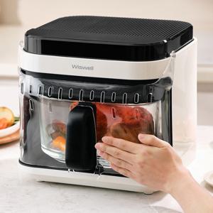 5.5L 글라스 에어프라이어 붕규산 유리 에어프라이어 저소음 글로시업 WTA8550