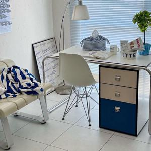 [리퍼] 모노 스퀘어 3단 컬러 서랍장