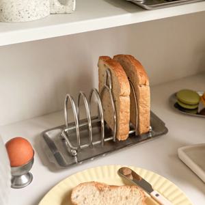 스텐 아치 토스트랙 식빵꽂이 플레이팅