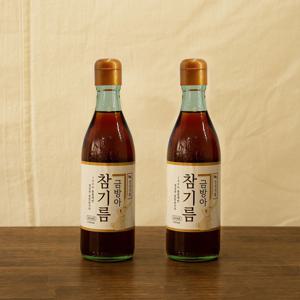 통깨 100% 고소한 금방아 참기름 350ml+350ml