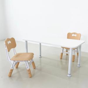 1000 레미 높이조절 어린이 책상의자세트 2인용